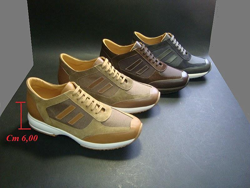 Scarpe uomo con rialzo