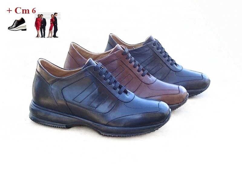 Scarpe uomo con rialzo