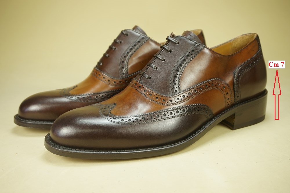 Scarpe uomo con rialzo