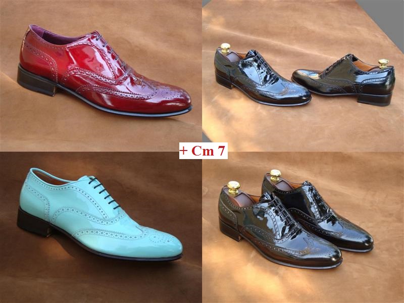 Scarpe uomo con rialzo
