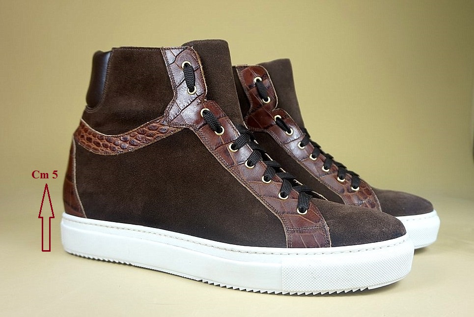 Scarpe uomo con rialzo