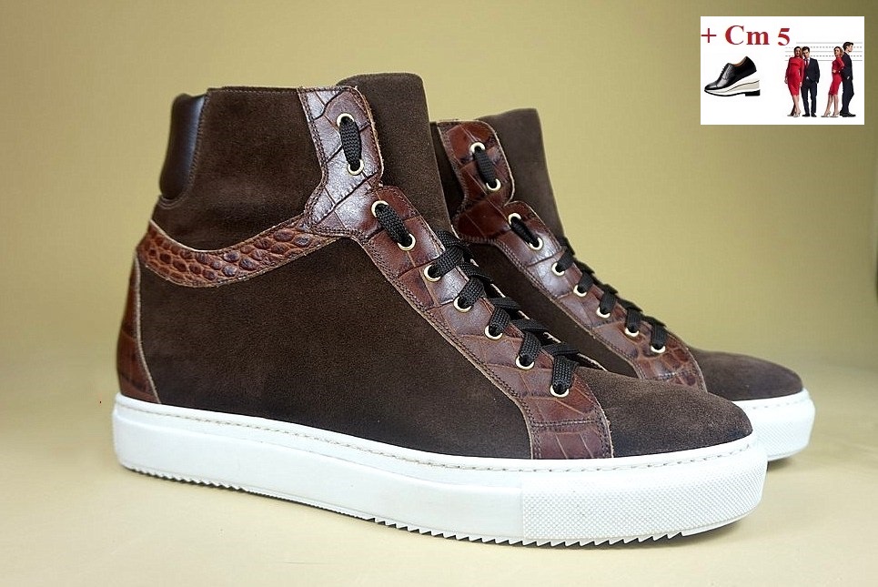 Scarpe uomo con rialzo
