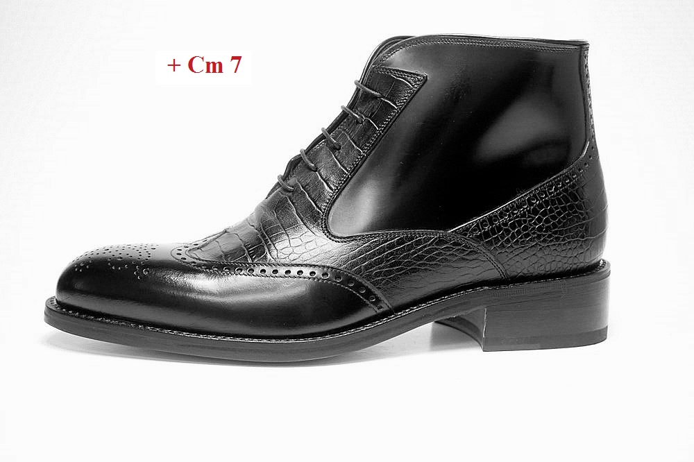 scarpe classiche uomo con rialzo