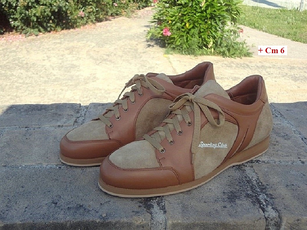 Scarpe uomo con rialzo