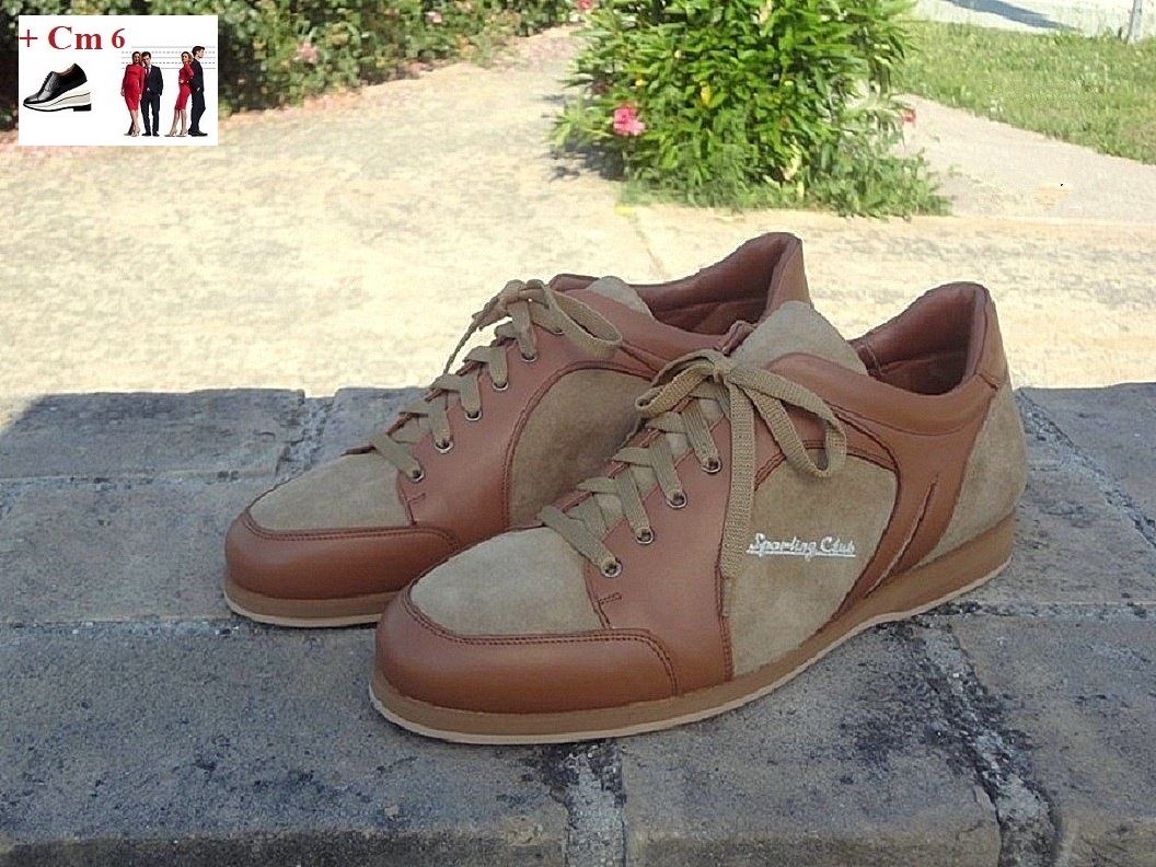 Scarpe uomo con rialzo