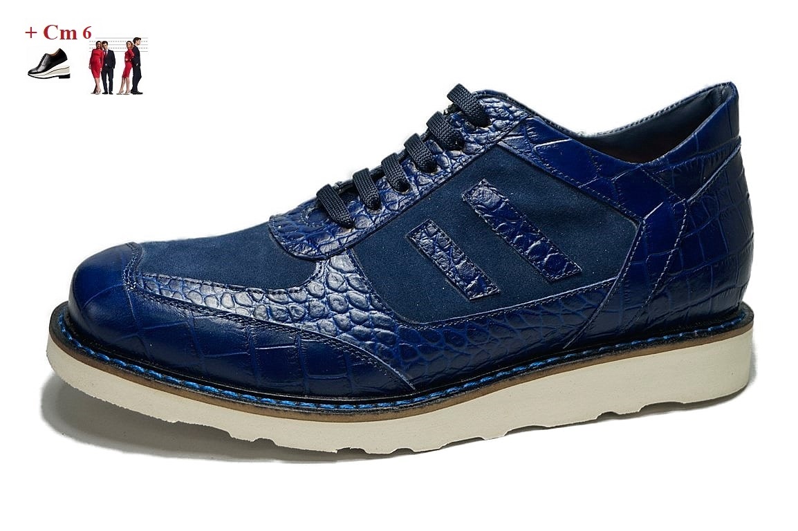 Scarpe uomo con rialzo