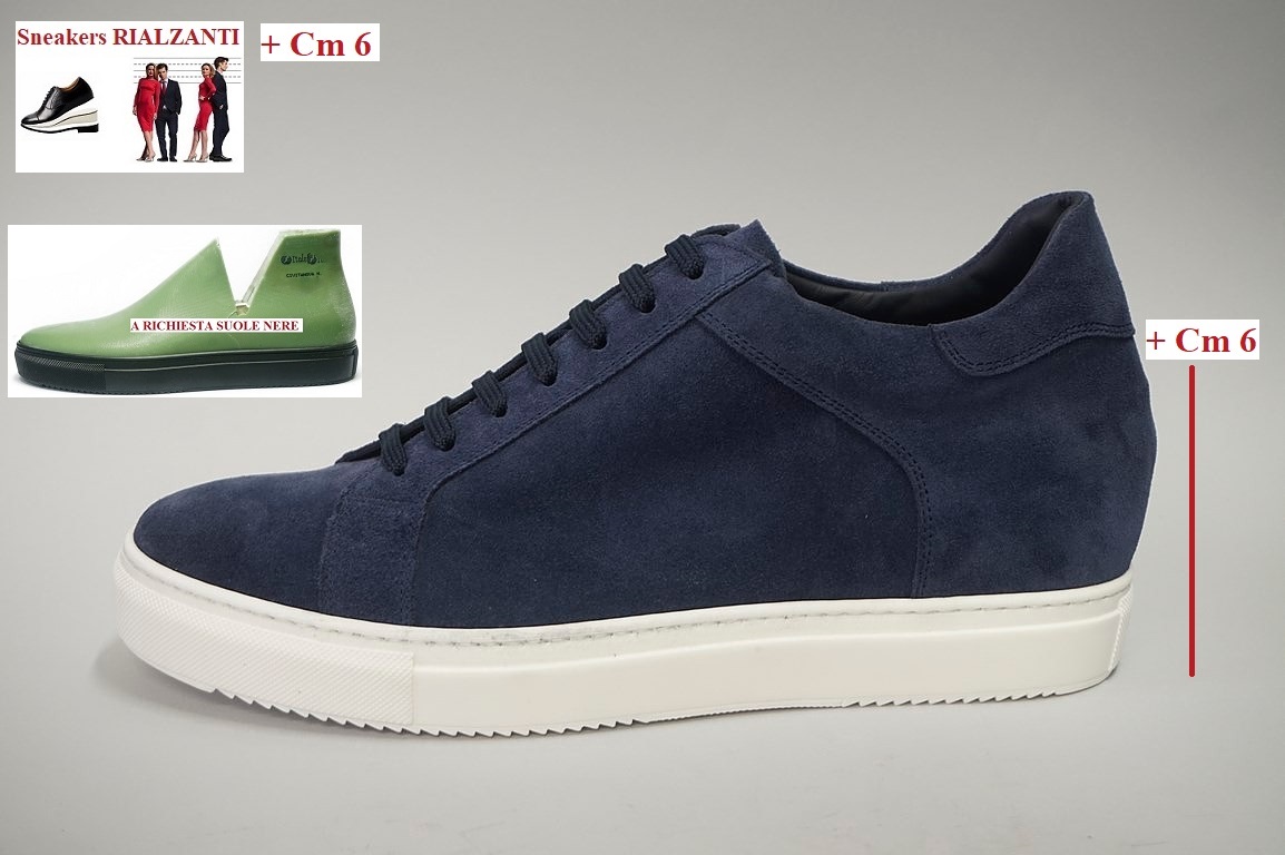 Scarpe uomo con rialzo
