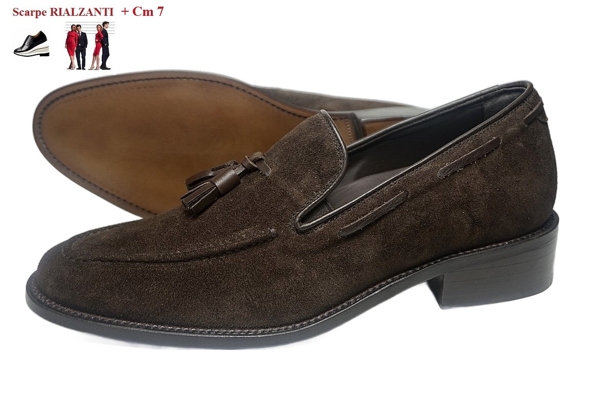 Scarpe uomo con rialzo