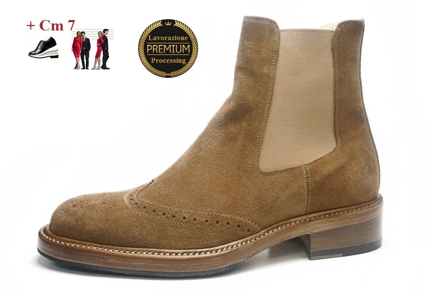Scarpe uomo con rialzo