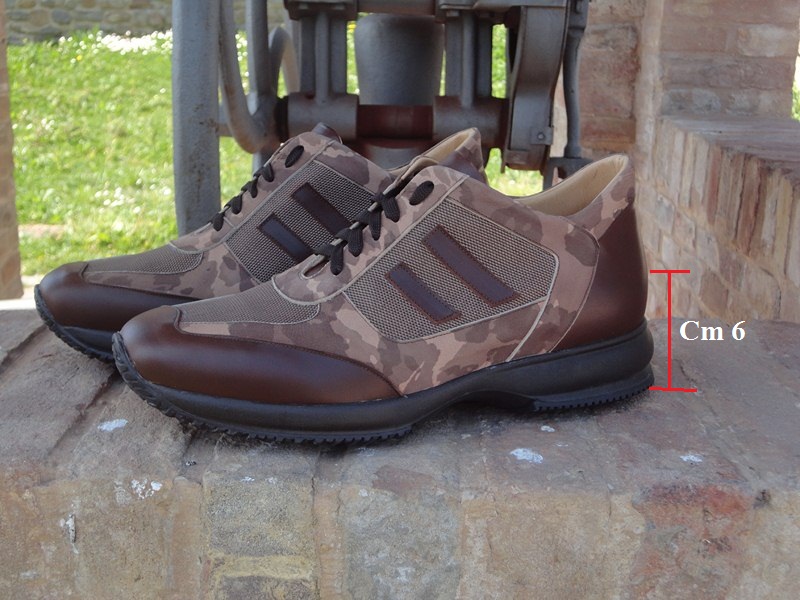 Scarpe uomo con rialzo