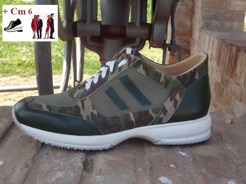 Scarpe uomo con rialzo