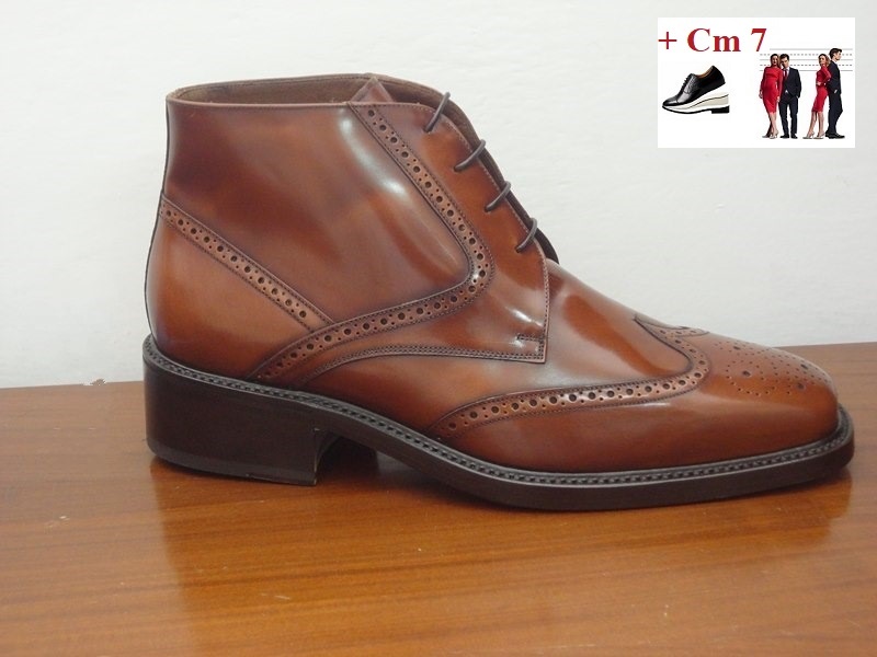 Scarpe uomo con rialzo