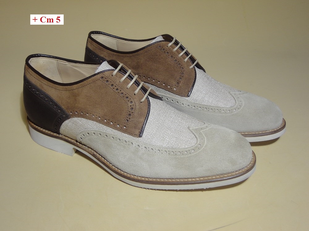 Scarpe uomo con rialzo