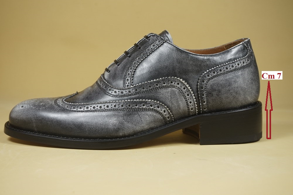 Scarpe uomo con rialzo