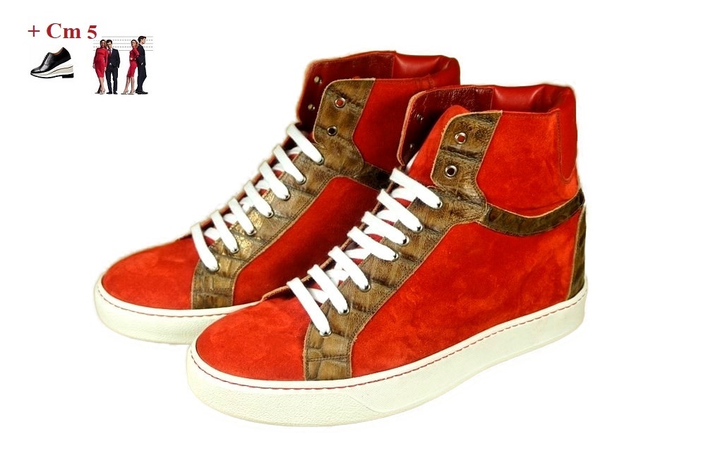 Scarpe uomo con rialzo