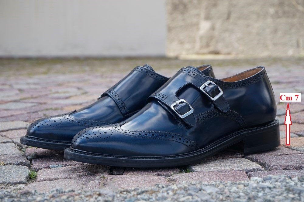 scarpe classiche uomo con rialzo