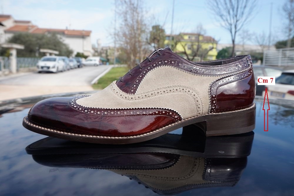 Scarpe uomo con rialzo