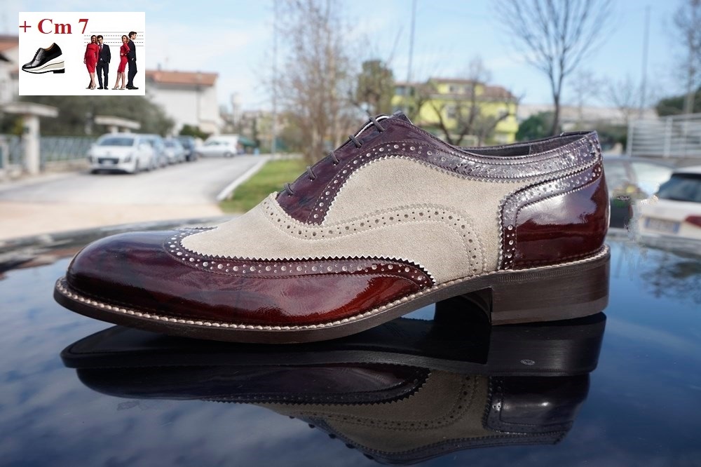 Scarpe uomo con rialzo