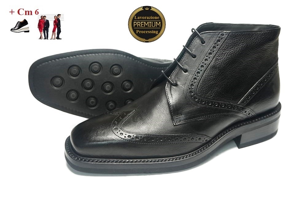 Scarpe uomo con rialzo