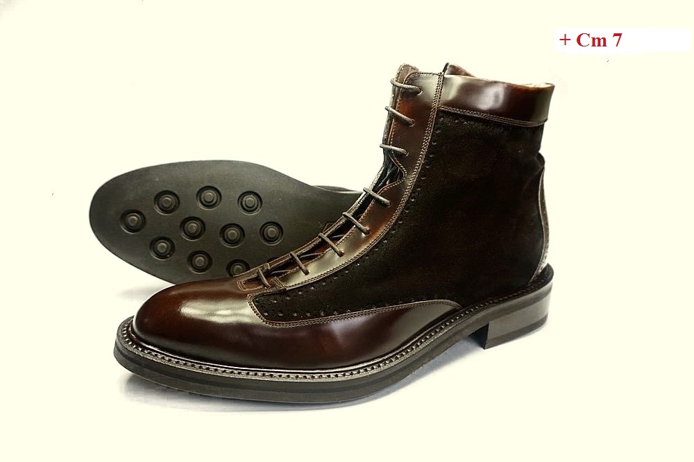 Scarpe uomo con rialzo
