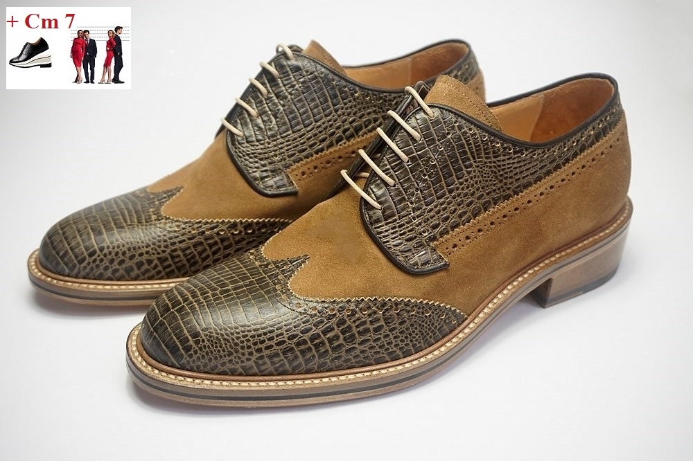 Scarpe uomo con rialzo