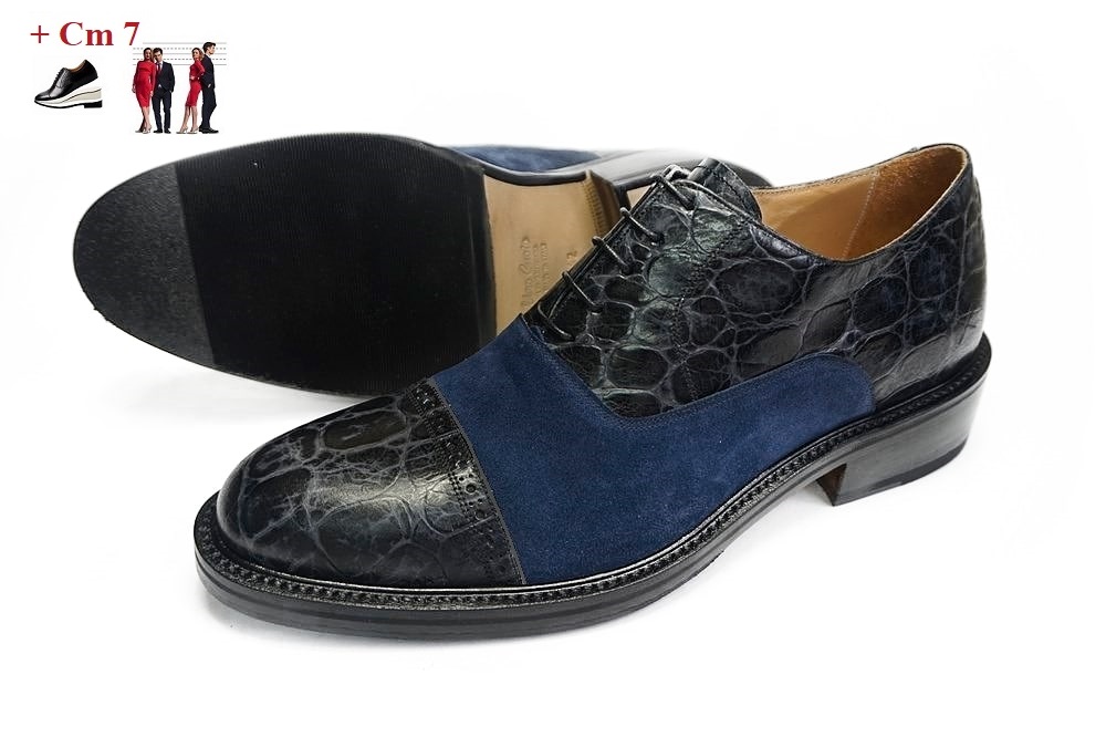 Scarpe uomo con rialzo