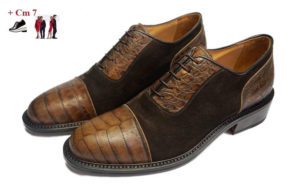 Scarpe uomo con rialzo