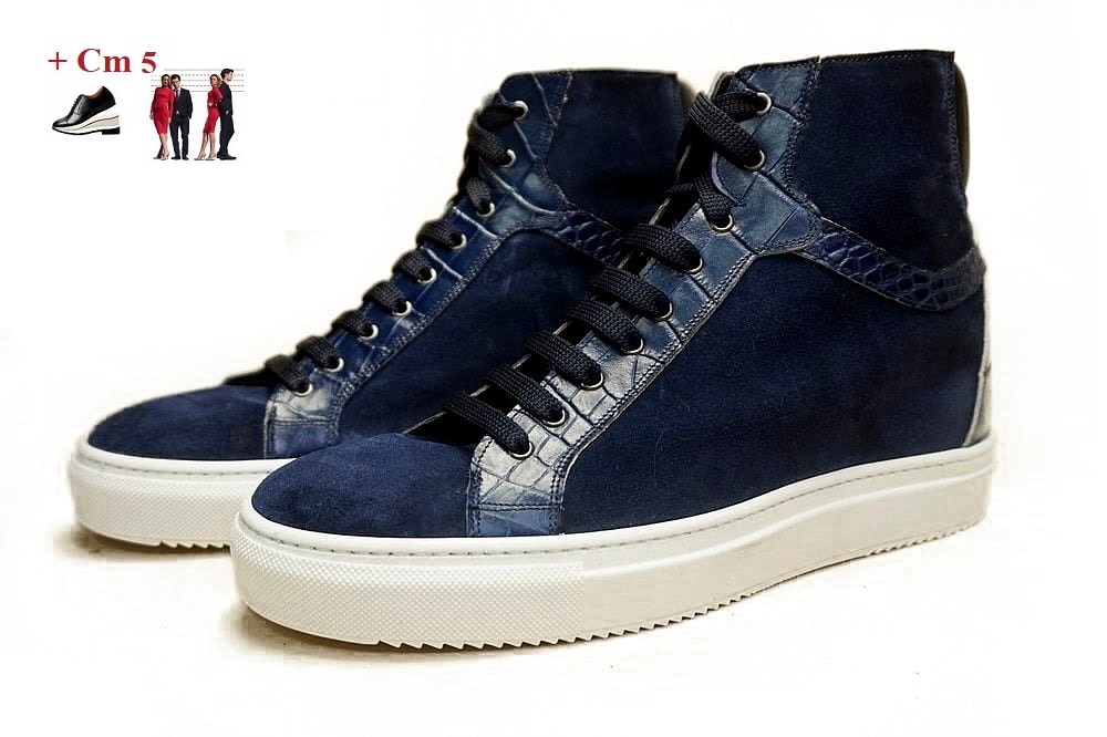 Scarpe uomo con rialzo