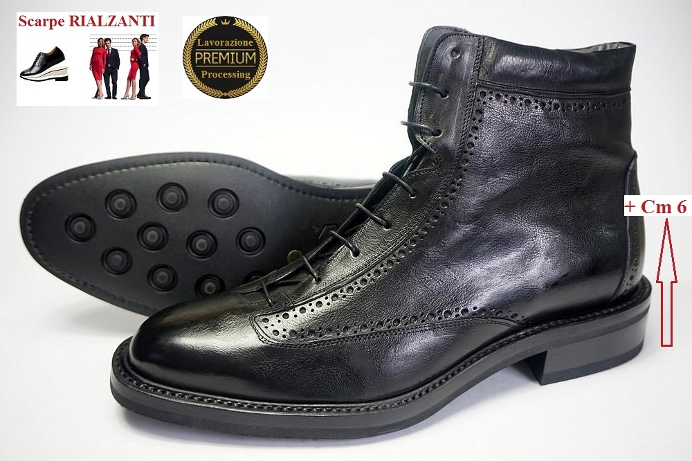 Scarpe uomo con rialzo