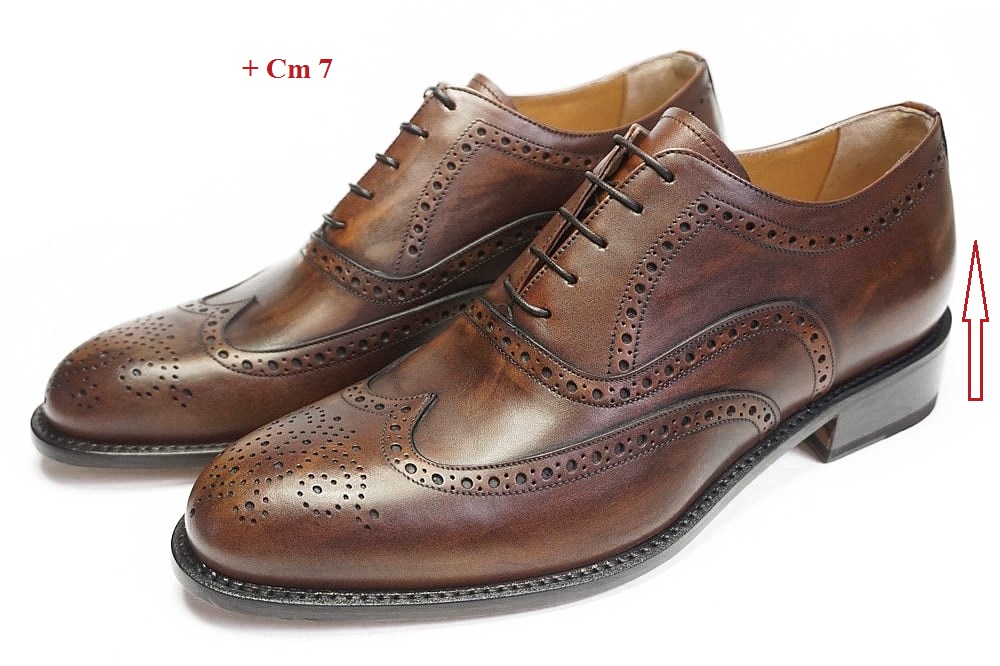 Scarpe uomo con rialzo