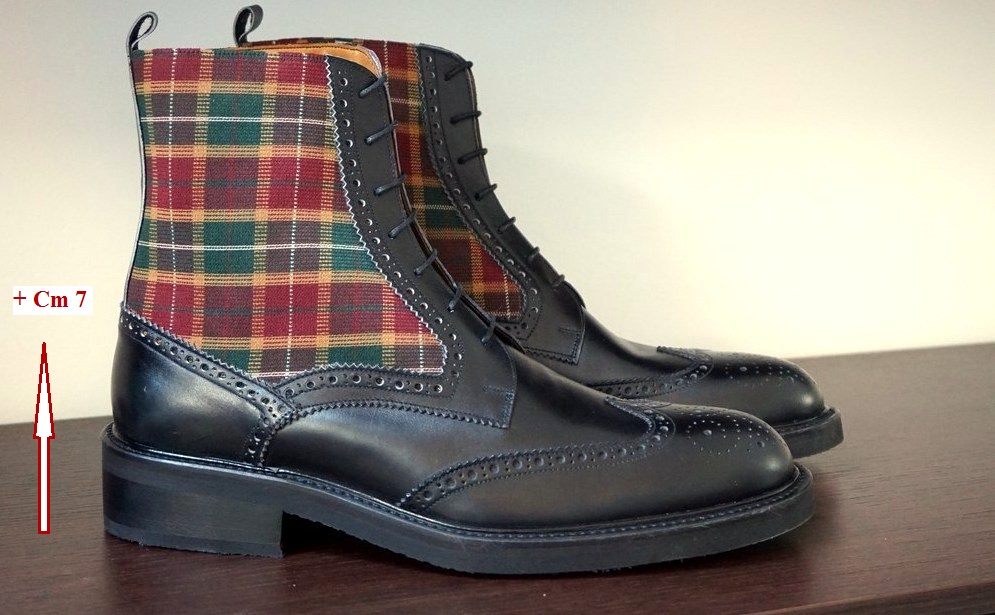Scarpe uomo con rialzo